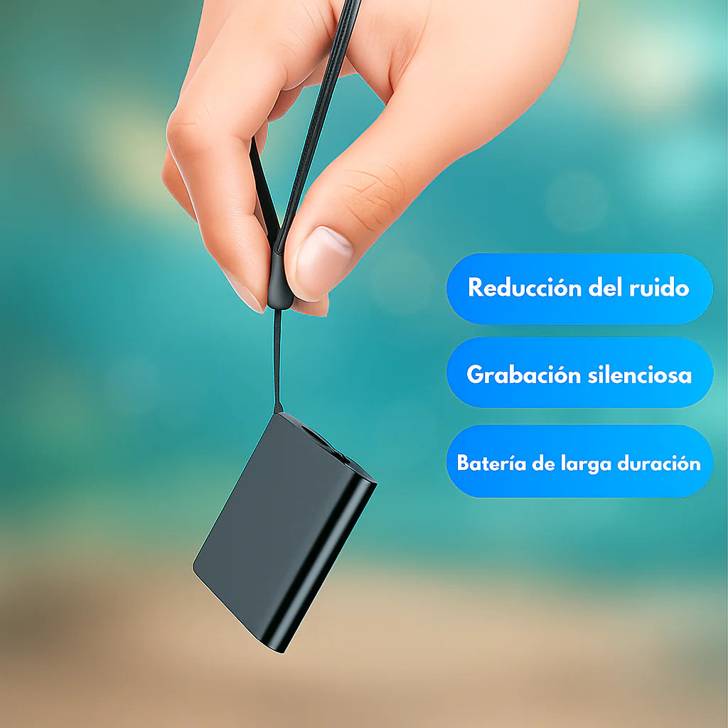 Mini Grabadora Espía HD 50h Discreta Profesional | Audio Secreto con Máxima Claridad