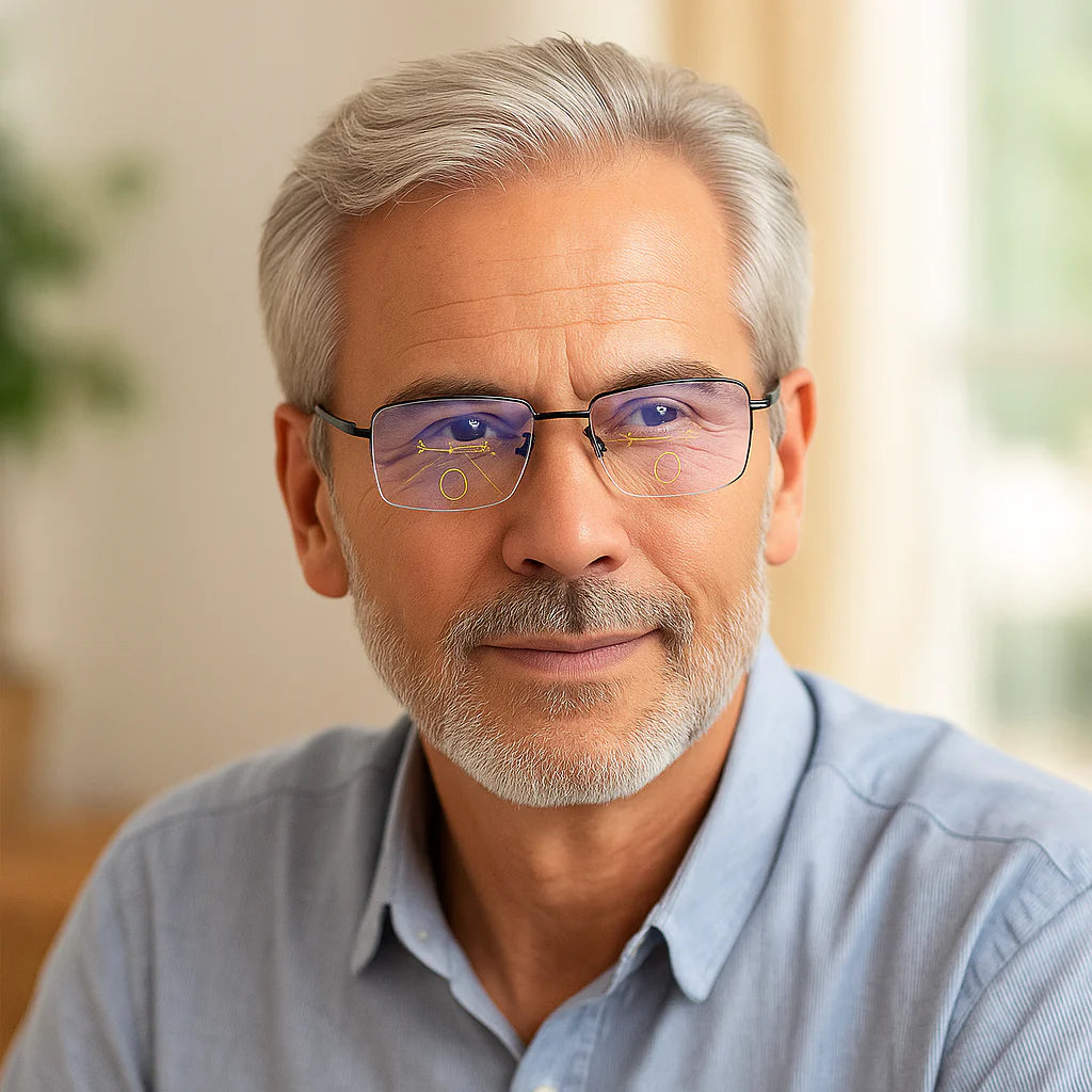 Gafas Progresivas Inteligentes Alemanas | Visión Clara en Todas las Distancias