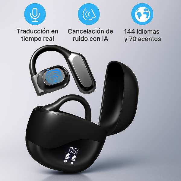 Auriculares de Traducción Inteligente 144 Idiomas
