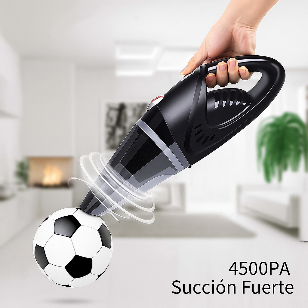 Aspiradora Portátil para Auto con Filtro HEPA