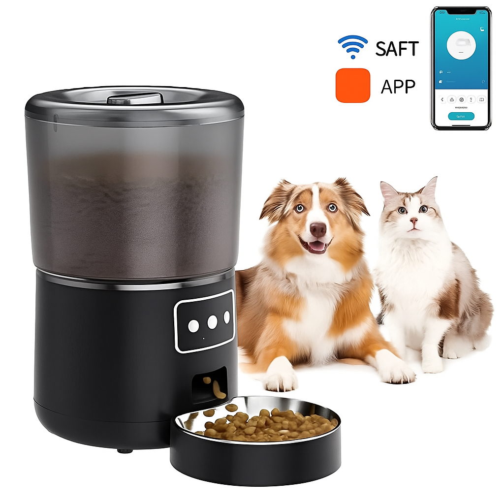 Dispensador Automático Inteligente de Comida para Mascotas