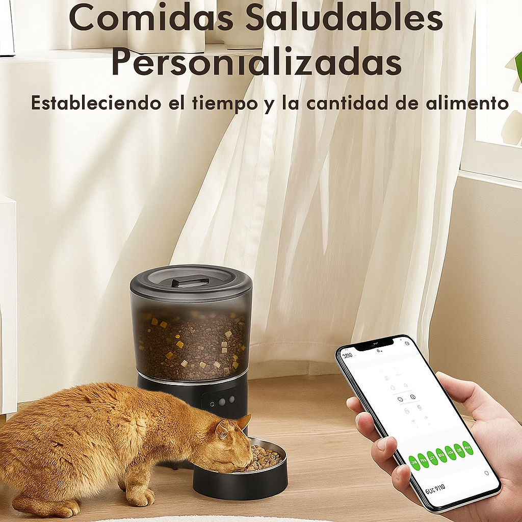 Dispensador Automático Inteligente de Comida para Mascotas