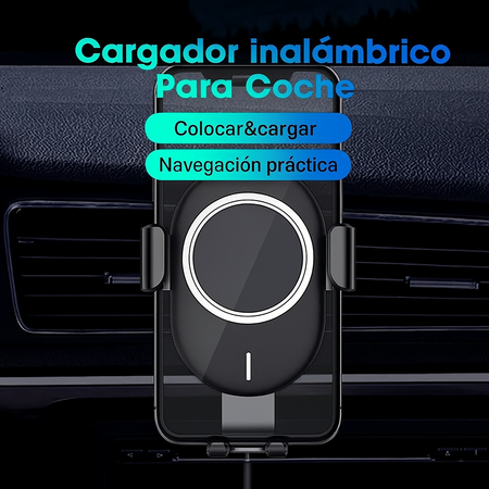 Cargador Inalámbrico Automático para Auto