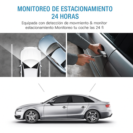 Cámara Dash 1080P Full HD Frontal y Trasera