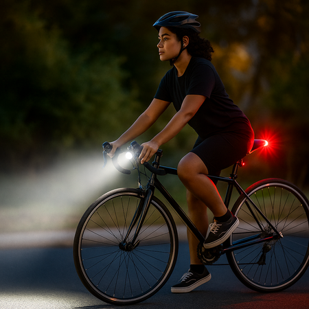 Faro LED para Bicicleta Súper Brillante USB