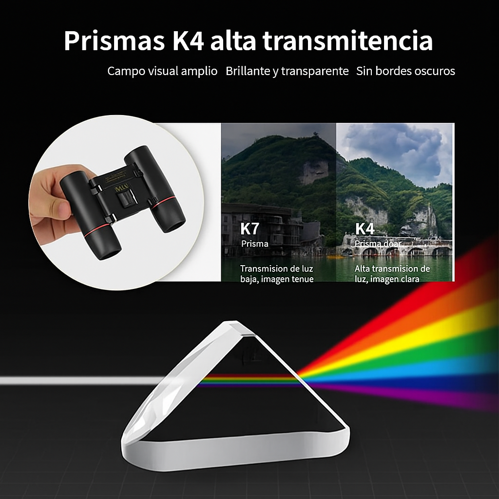 Binoculares Compactos 30x60 para Observación y Viajes