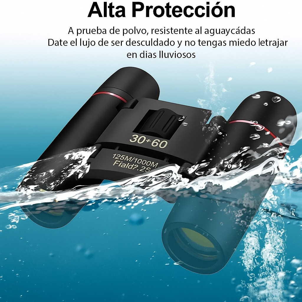 Binoculares Compactos 30x60 para Observación y Viajes