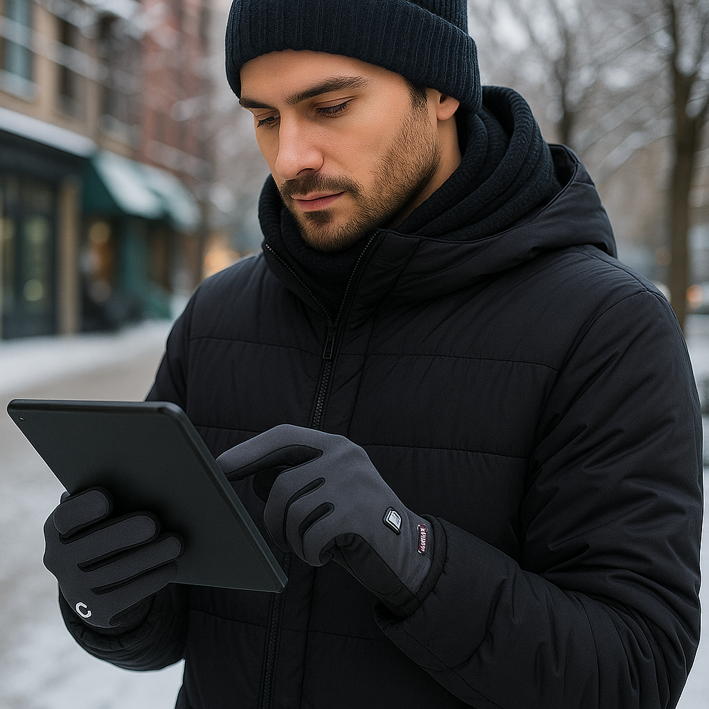 Guantes Tech Touch – Calientes y Táctiles Impermeables