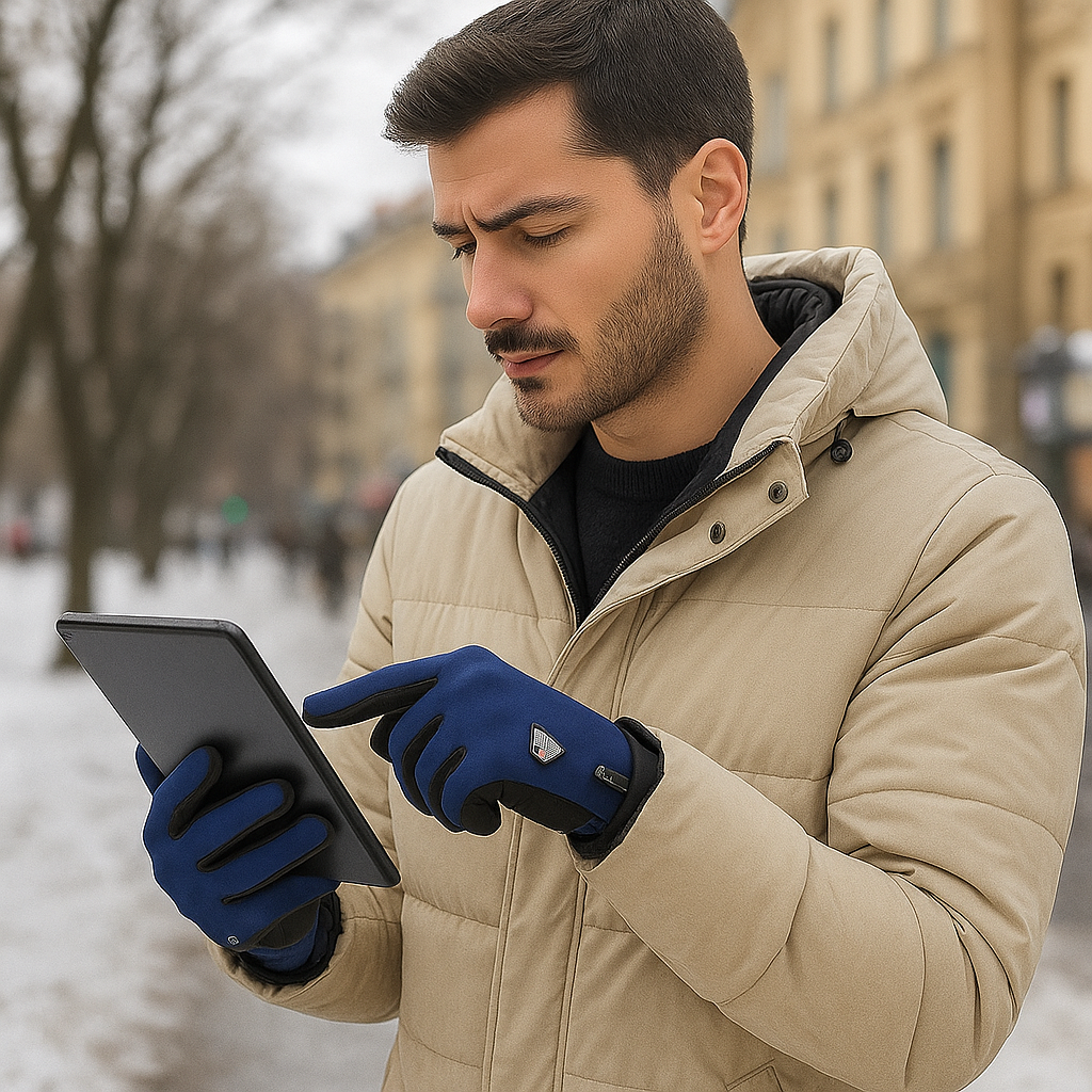 Guantes Tech Touch – Calientes y Táctiles Impermeables