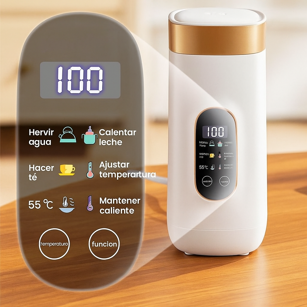 Taza de Viaje Eléctrica Portátil USB 650ml