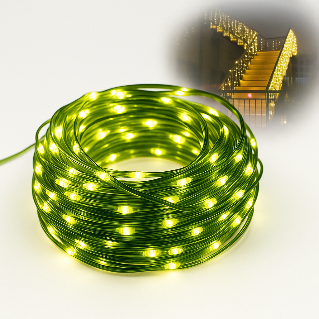 Luces LED de Navidad Multicolor para Exteriores – Cuerda Impermeable IP65