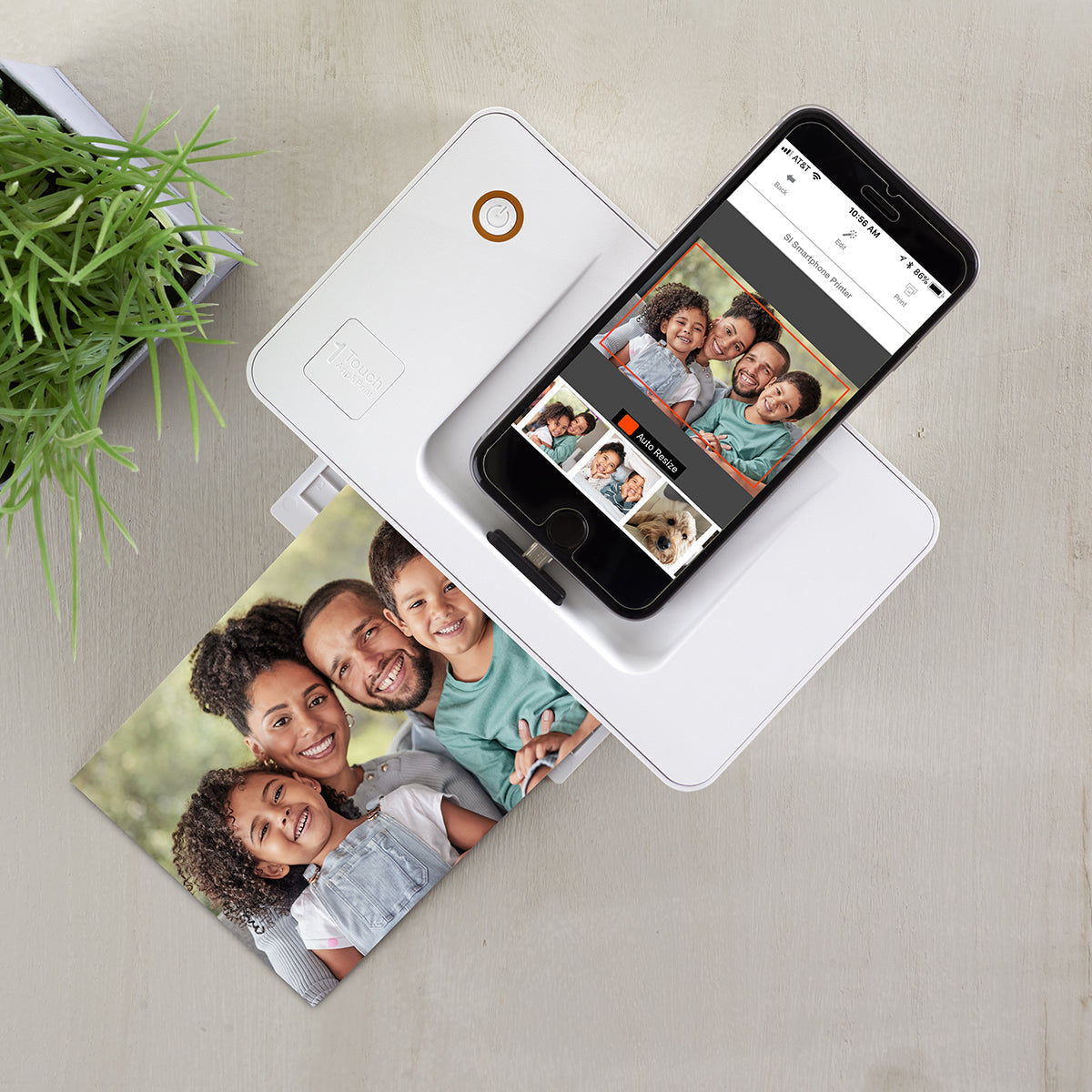 Impresora Fotográfica para Smartphone Sharper Image – Impresión rápida e inalámbrica, formato 10×15 cm