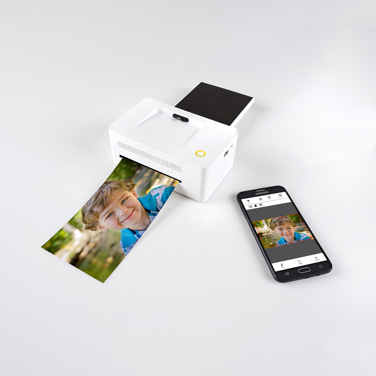 Impresora Fotográfica para Smartphone Sharper Image – Impresión rápida e inalámbrica, formato 10×15 cm