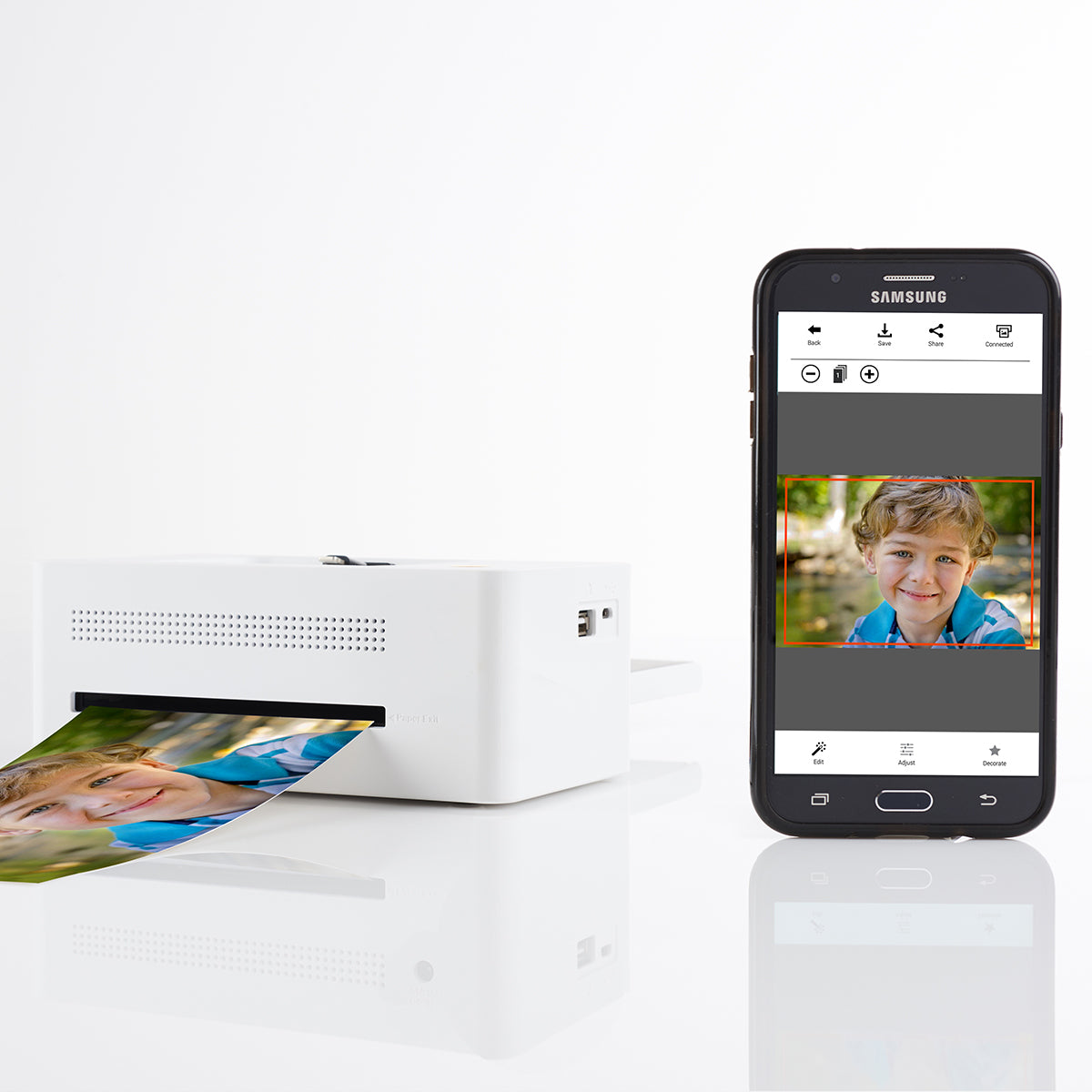 Impresora Fotográfica para Smartphone Sharper Image – Impresión rápida e inalámbrica, formato 10×15 cm