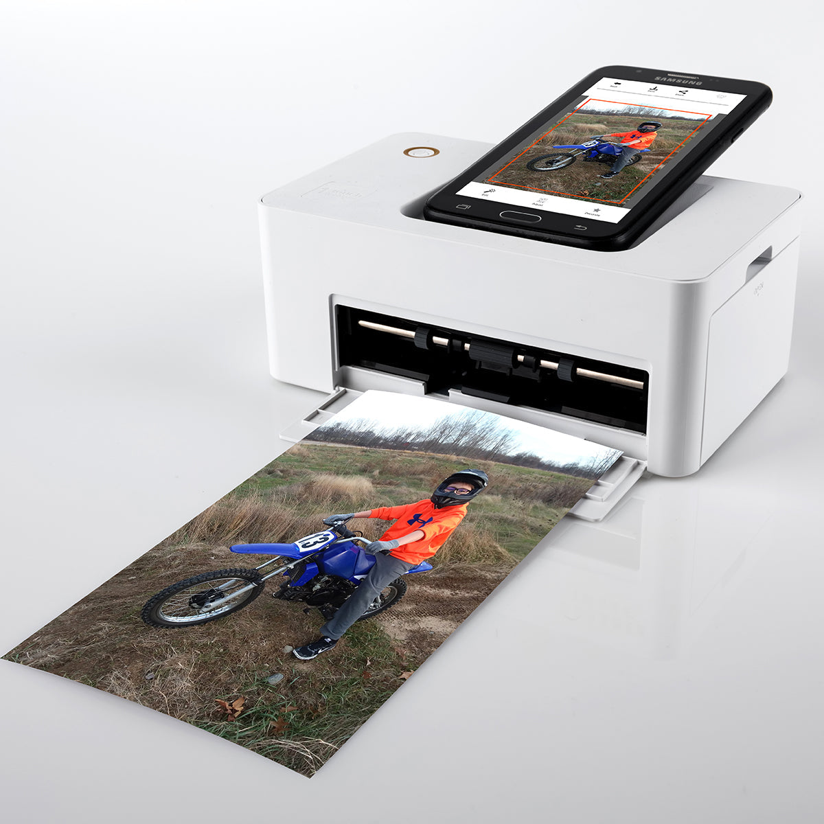 Impresora Fotográfica para Smartphone Sharper Image – Impresión rápida e inalámbrica, formato 10×15 cm