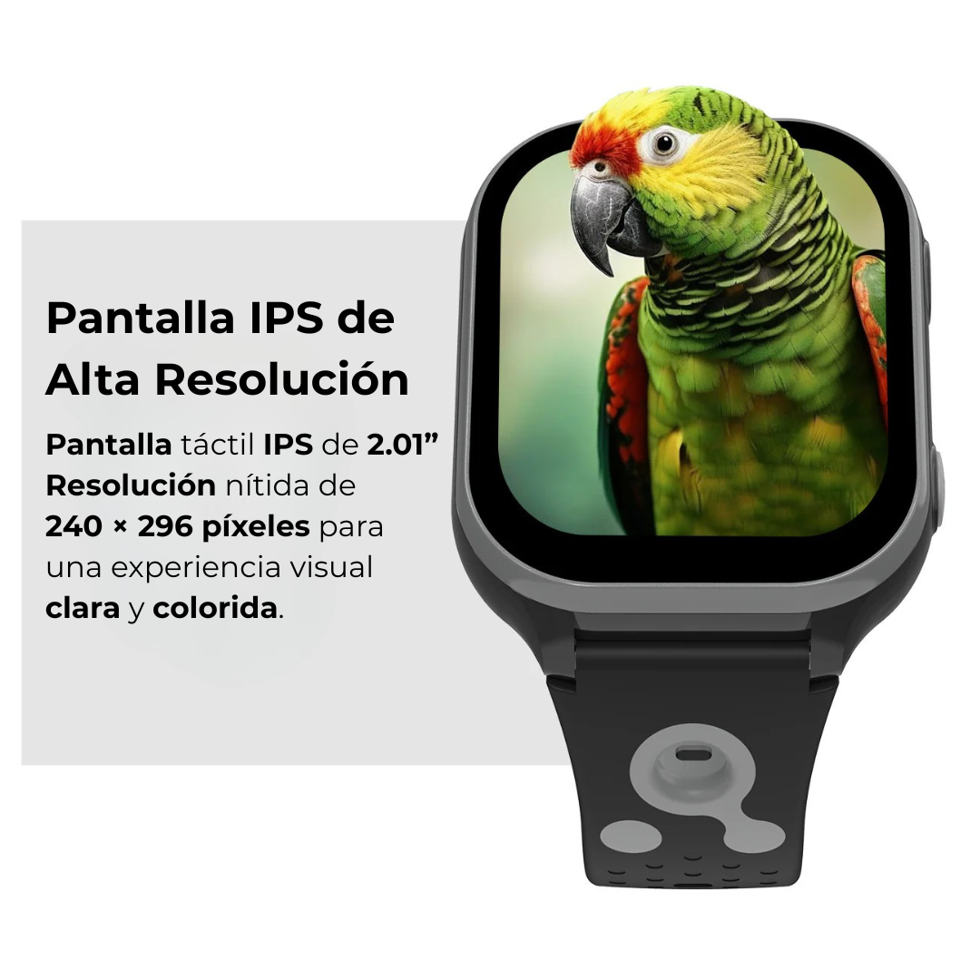Reloj GPS Resistente al Agua para Niños | SOS, Llamadas 4G, Juegos Educativos y Seguimiento de Actividad
