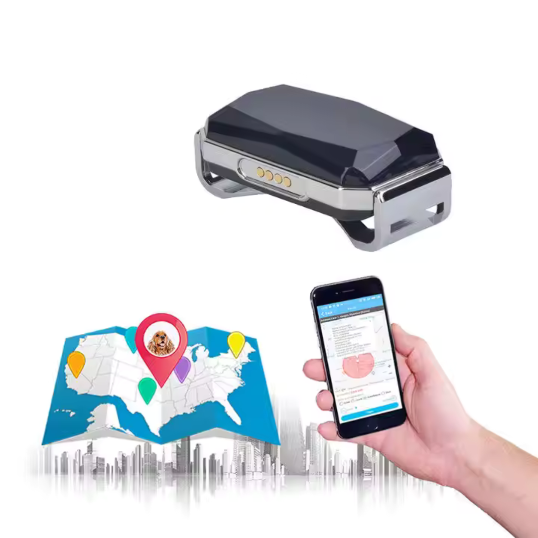 Collar GPS para mascotas – Rastreo en directo, sin suscripción, ideal para perros y gatos