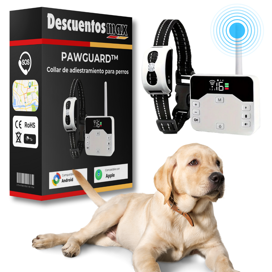 Valla Inalámbrica & Collar de Adiestramiento 2 en 1 - PawGuard