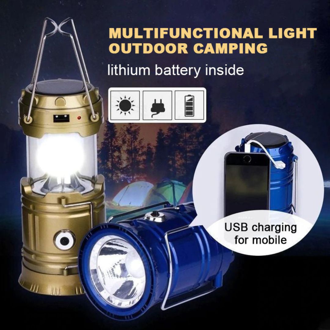 Luz de camping multifuncional | Iluminación portátil para exteriores