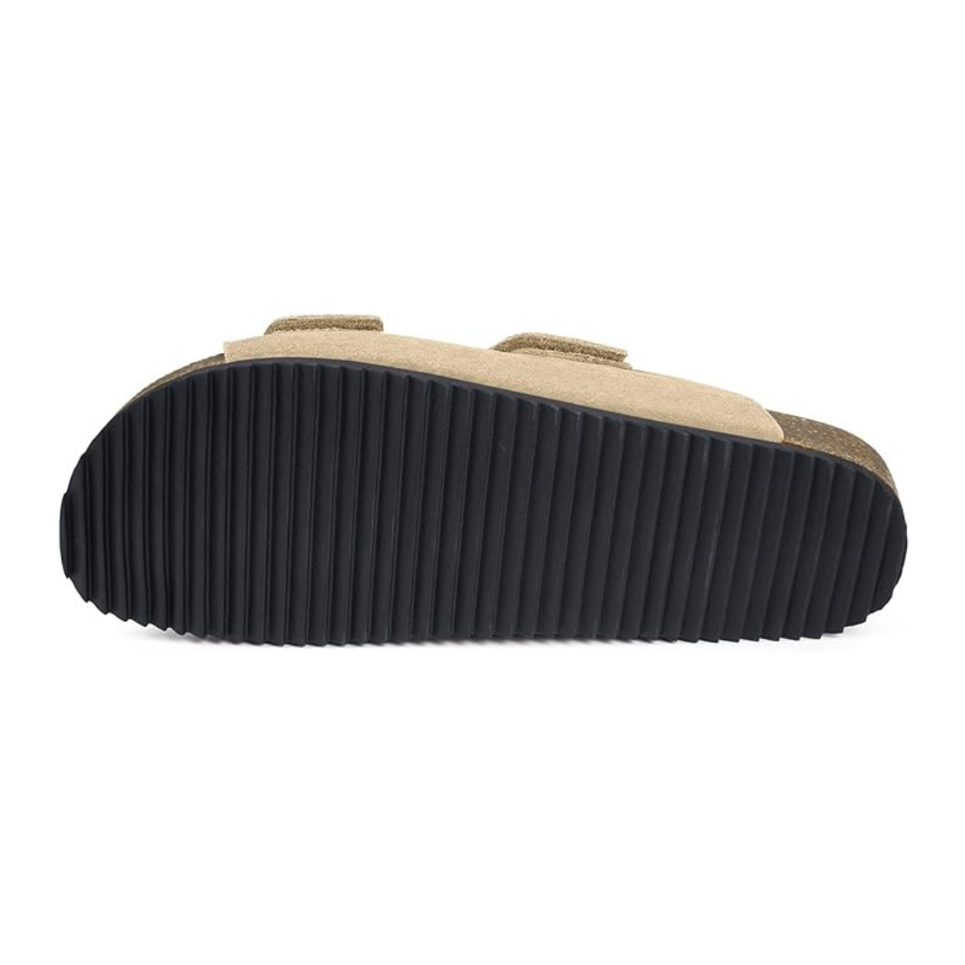 Sandalias Hombre ComfoGrip | Diseño Ligero, Máxima Estabilidad y Cierre Práctico – Color Beige Arena