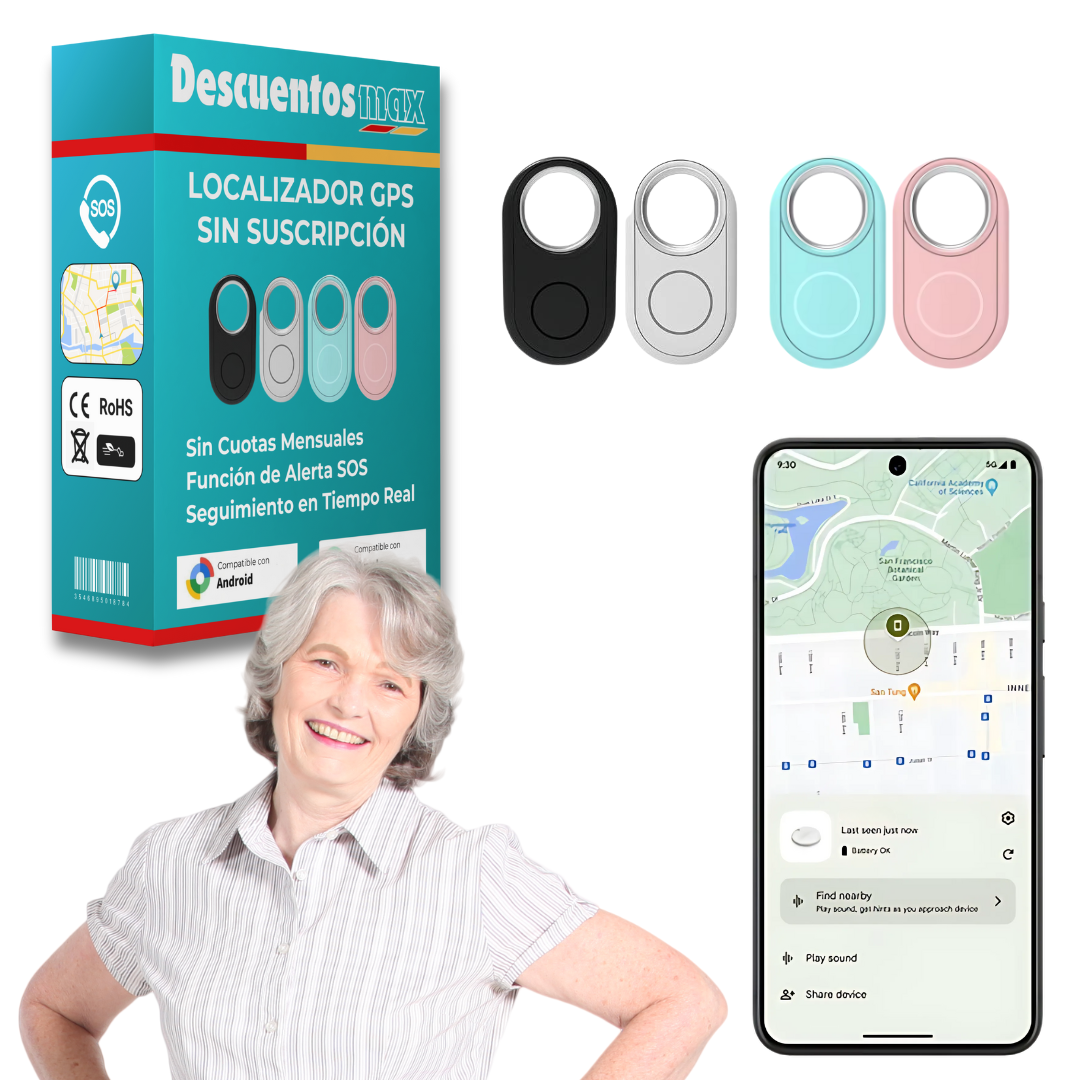 Localizador GPS para Mayores sin Suscripción – Compatible con Android & iPhone