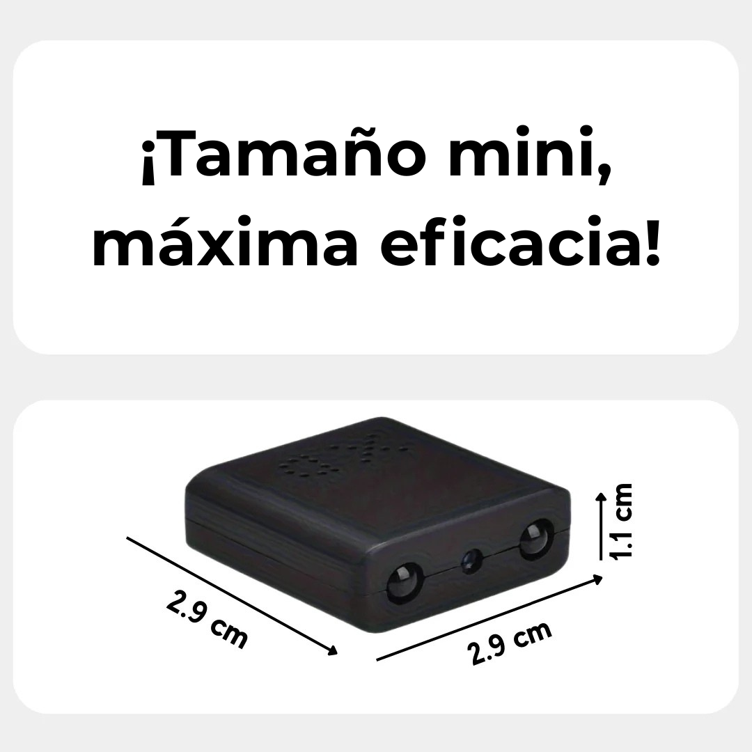 Mini Cámara Espía | Vigilancia Discreta, Visión Nocturna & Detección de Movimiento – EliteVision
