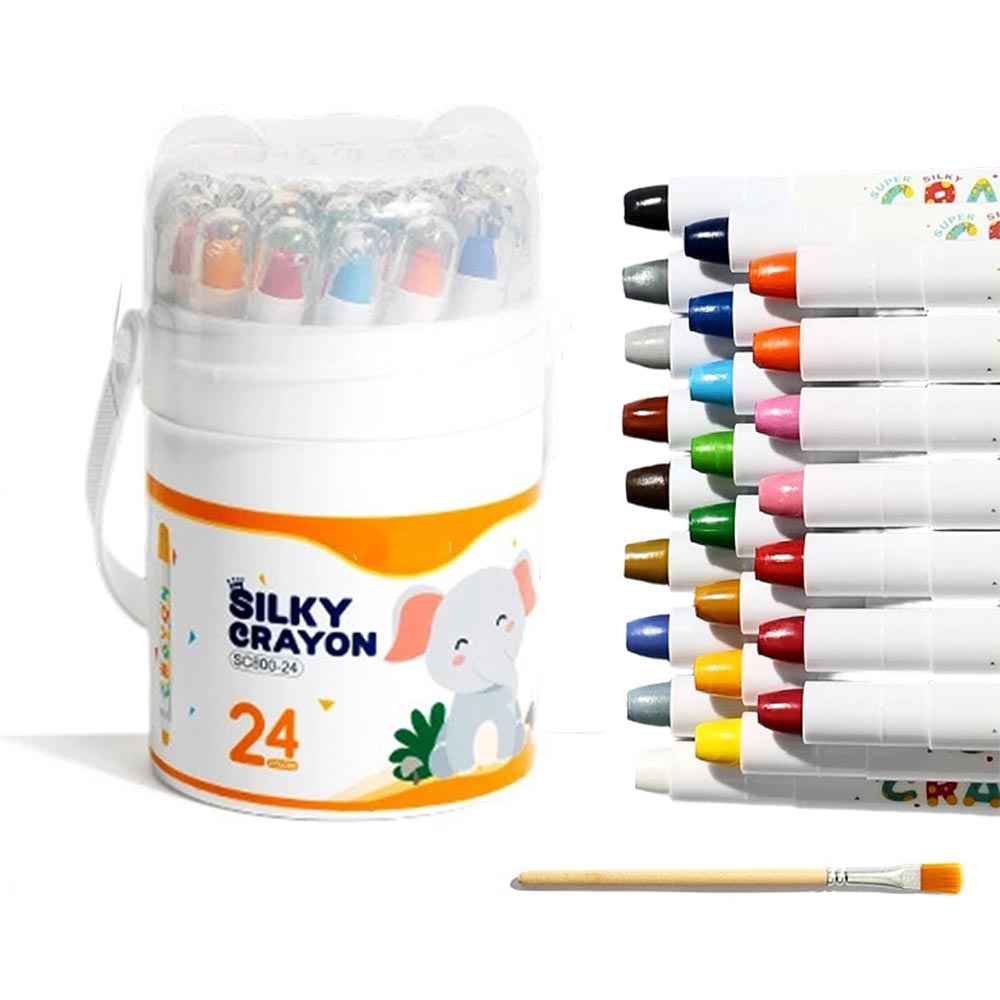 Conjunto de crayones giratorios para niños