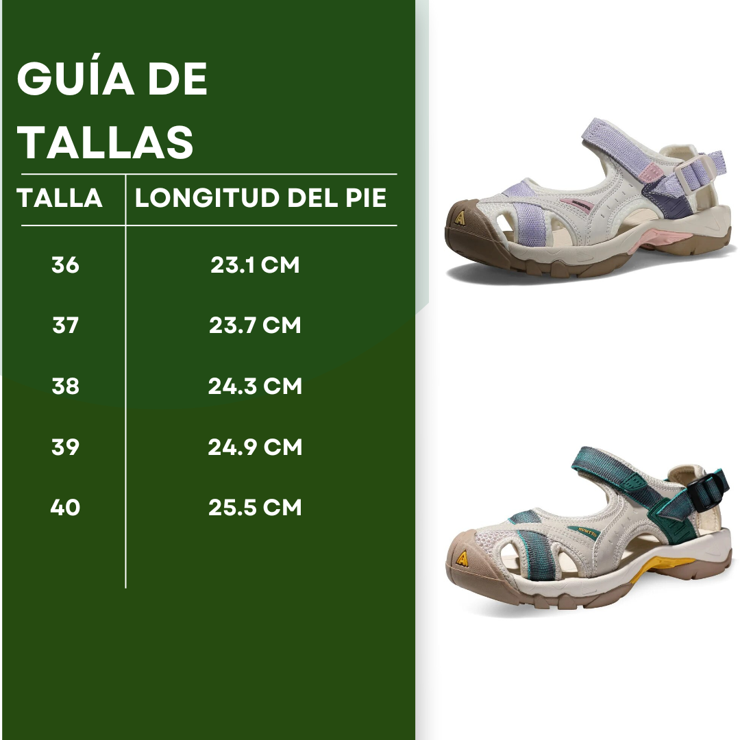 Sandalias de Senderismo con Punta Abierta