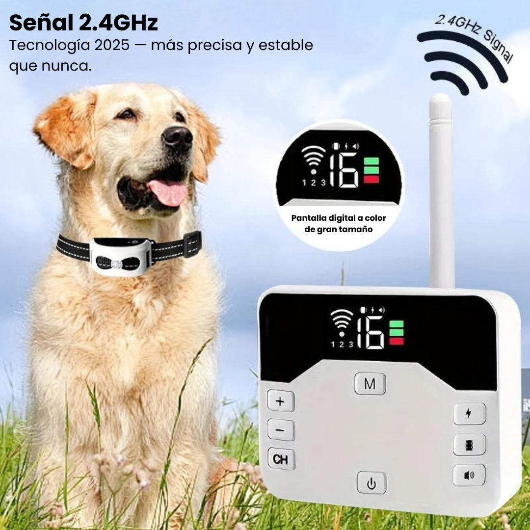 Valla Inalámbrica & Collar de Adiestramiento 2 en 1 - PawGuard