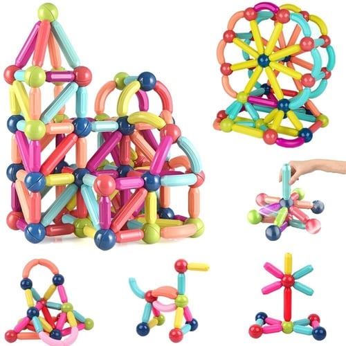 MagnaFun Blocks - Juguetes magnéticos para el juego creativo y educativo