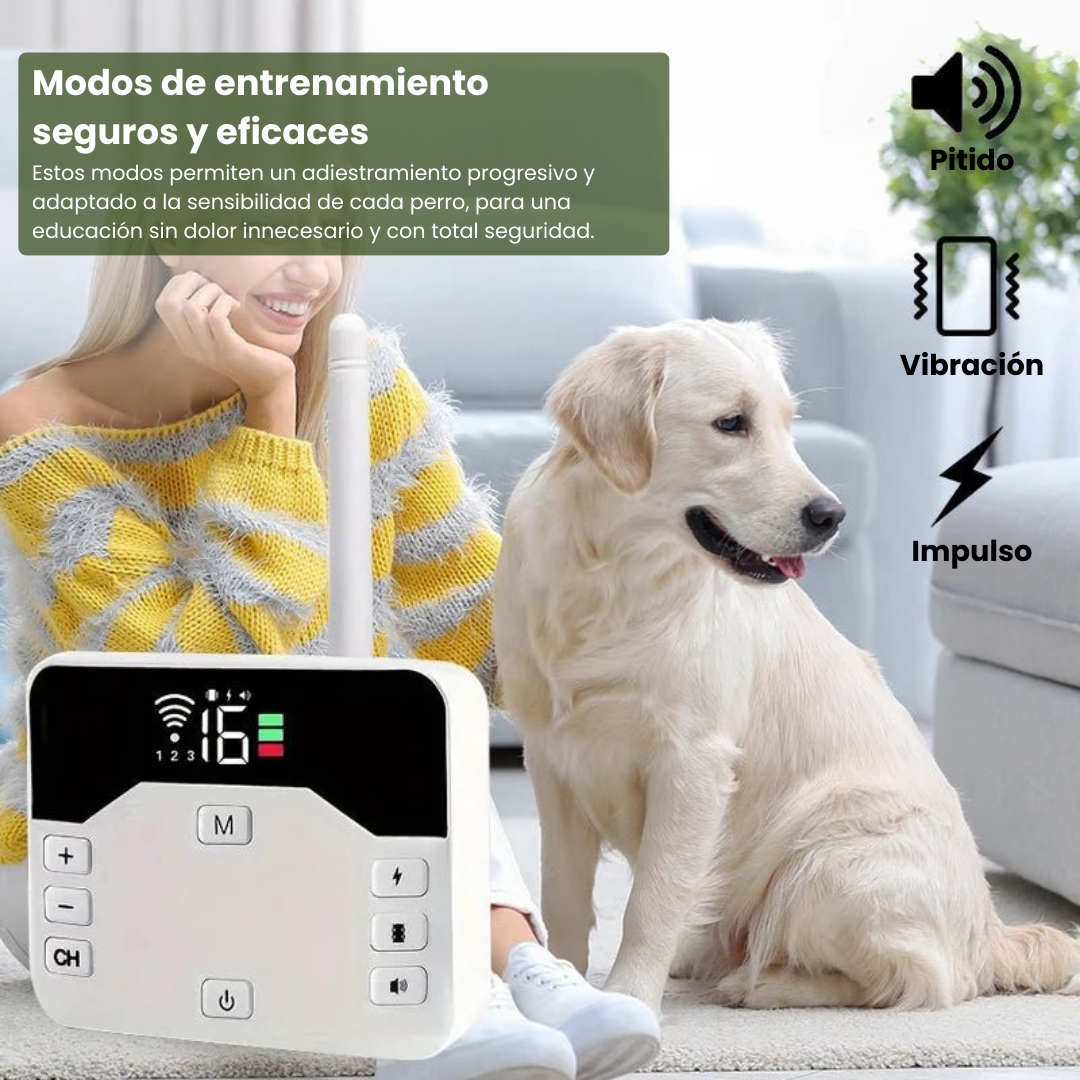 Valla Inalámbrica & Collar de Adiestramiento 2 en 1 - PawGuard