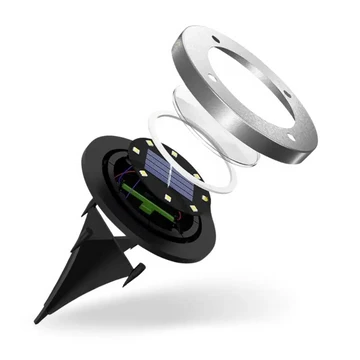 Luces solares para jardín exterior | Iluminación automática decorativa