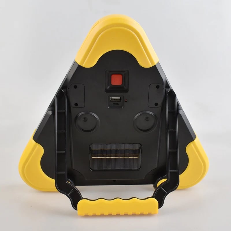 Dmax | Lámpara de seguridad solar triangular con LED de emergencia