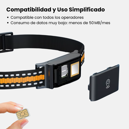 Collar GPS sin Suscripción – Rastreo Preciso y Cobertura Ilimitada