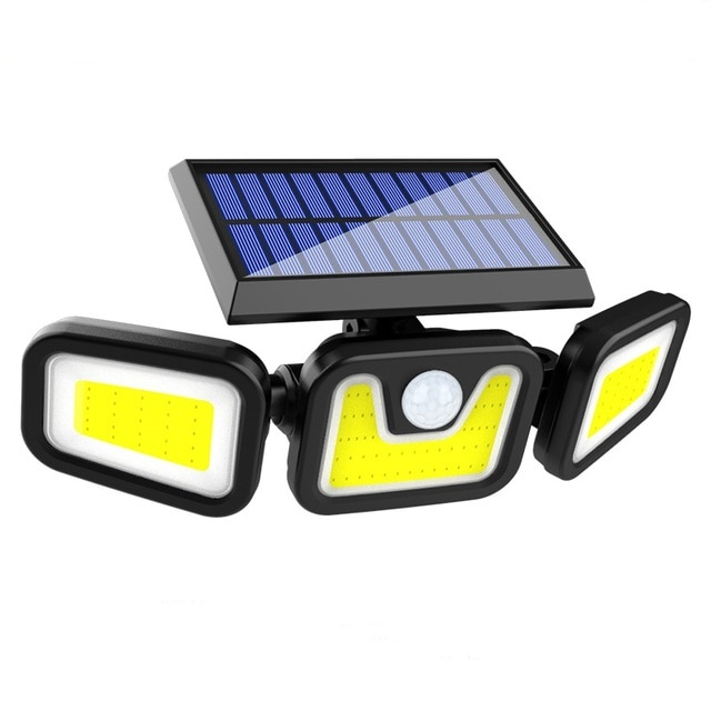Foco LED solar con sensor de movimiento | Iluminación exterior
