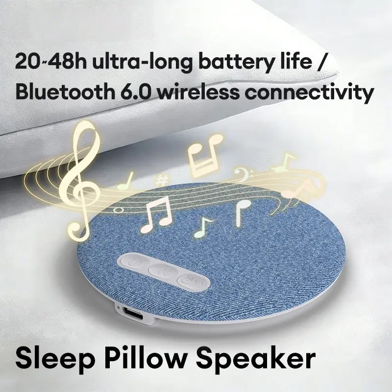 Almohada con altavoz Bluetooth para dormir