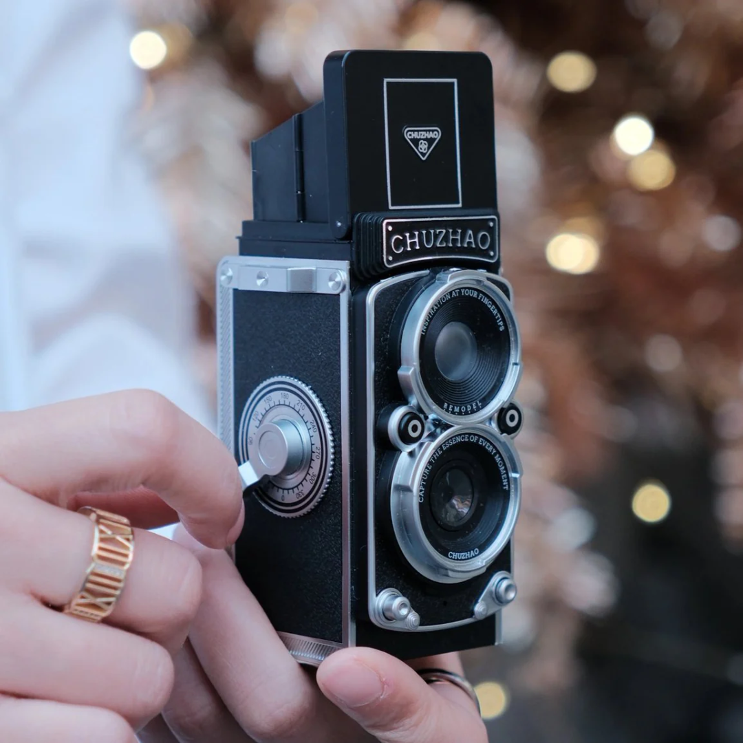 CHUZHAO by RS™ – Cámara Digital Vintage TLR