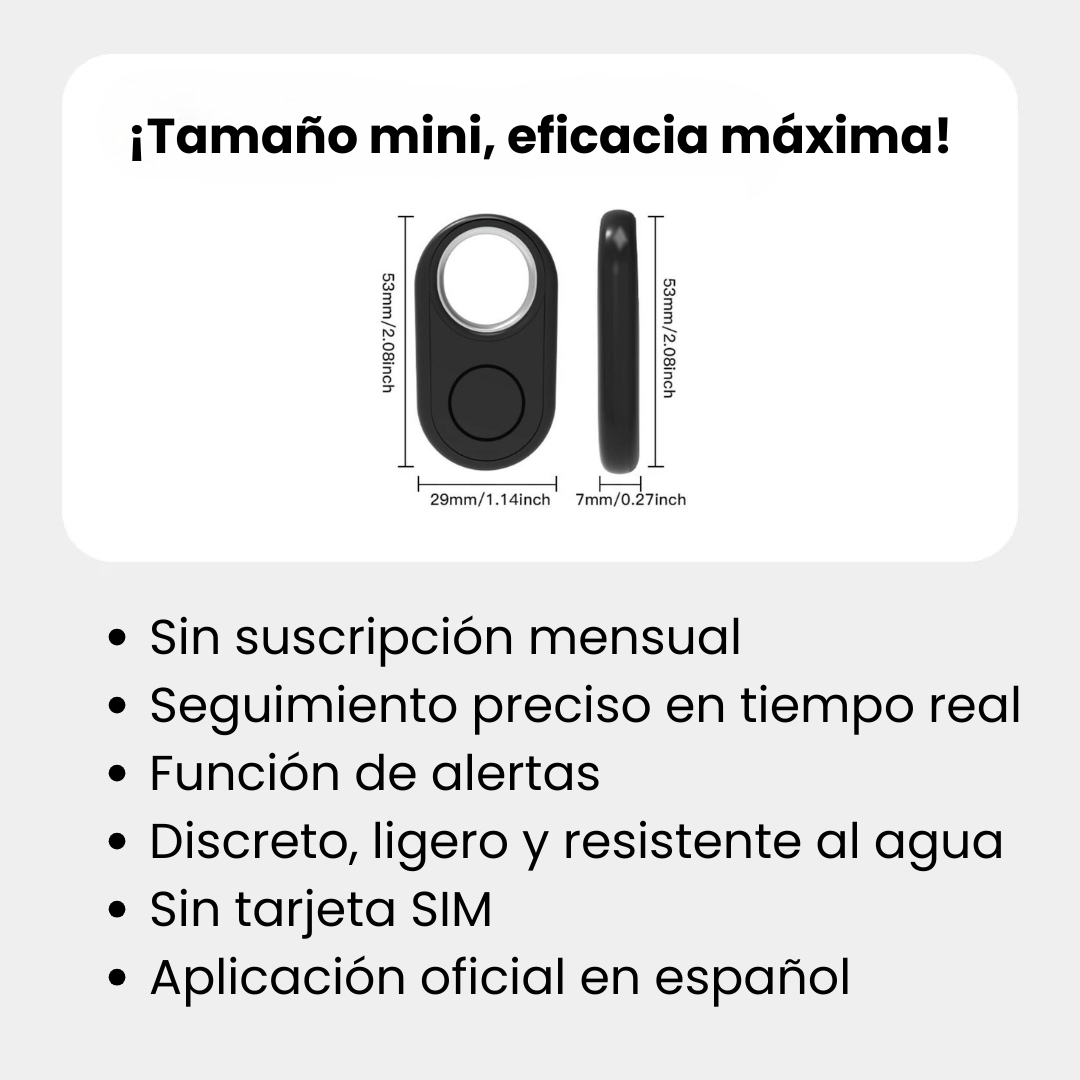 Localizador GPS para Moto sin Suscripción – Compatible con iOS & Android Find My – Seguridad Antirrobo