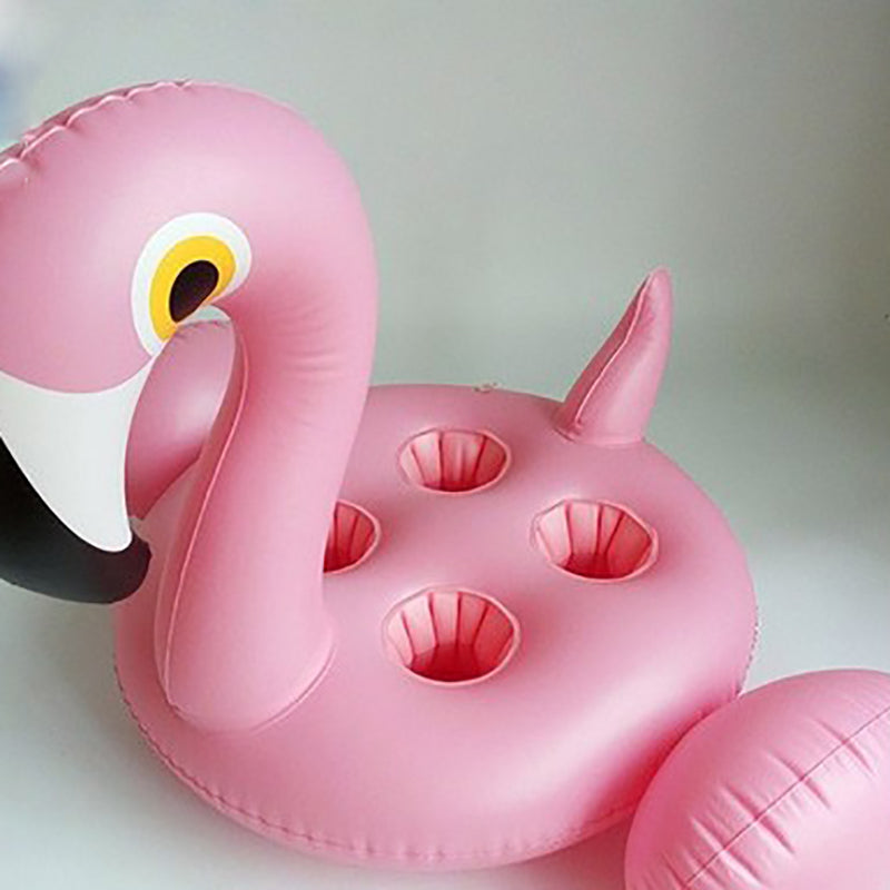 Portavasos flotante flamenco | Soporte para bebidas en piscina