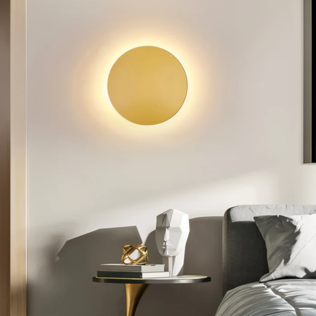 Hadro - Aplique LED Redondo | Iluminación Moderna de Pared para Interiores
