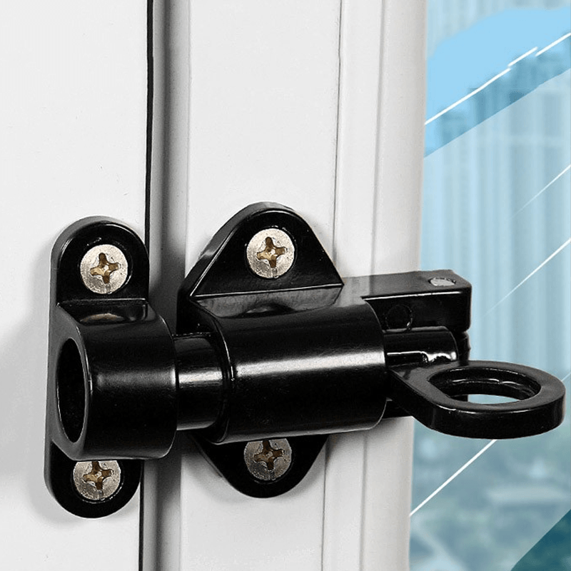 Sistema de bloqueo automático con resorte para ventana de aleación de aluminio