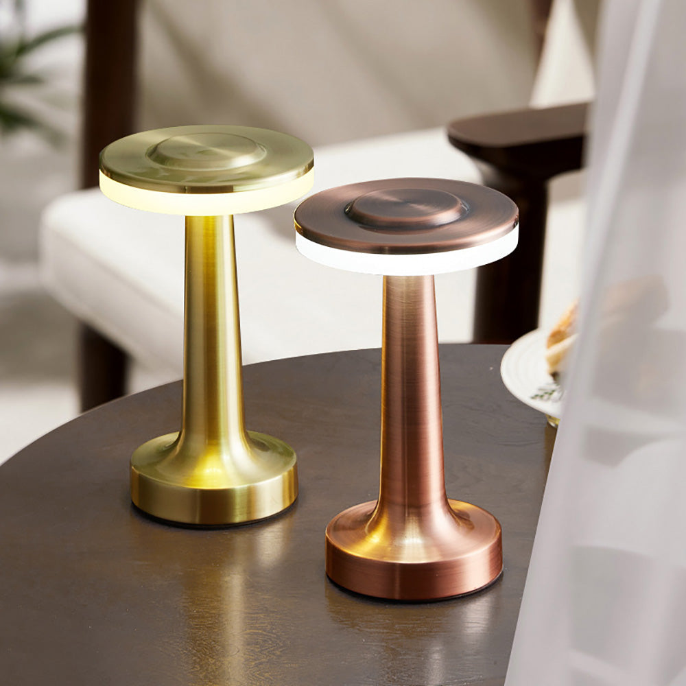 Lumey - Lámpara de mesa de bar retro con función táctil