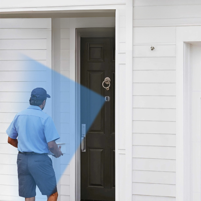 VizioBell | Cámara timbre WiFi con ángulo de 120°, visión nocturna y audio bidireccional - Seguridad doméstica inteligente