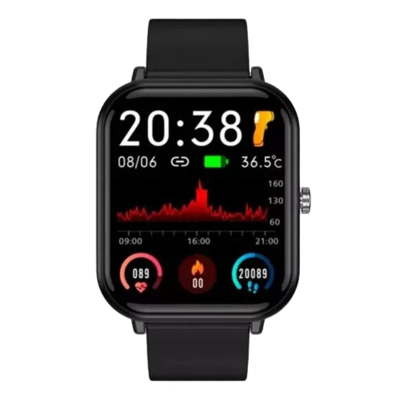 Wellness Pro™ | Monitor de Tensión, Oxígeno y Actividad – Smartwatch Multideporte 2025