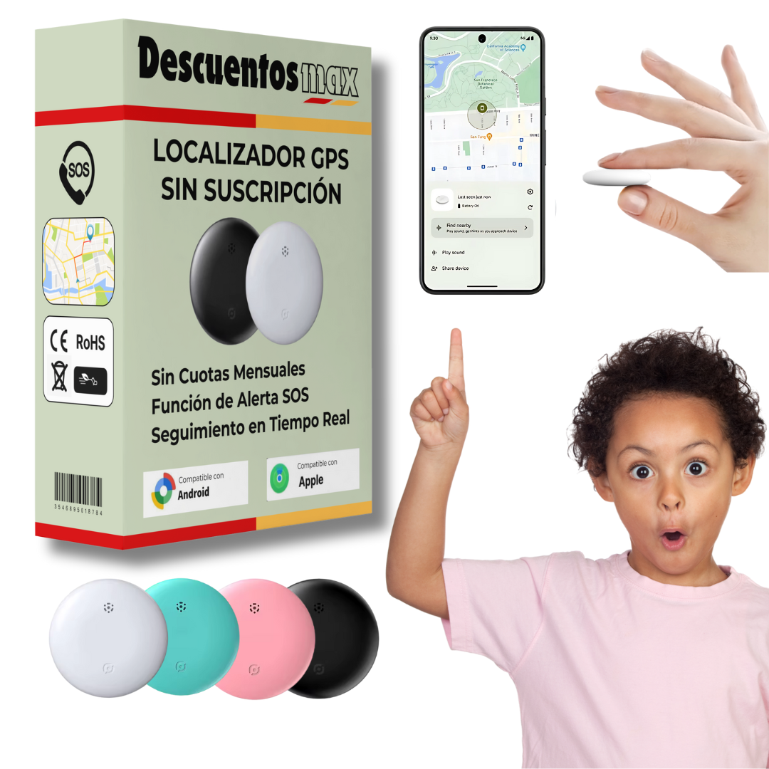 Localizador GPS para Niños sin Suscripción – Compatible con Android & iPhone