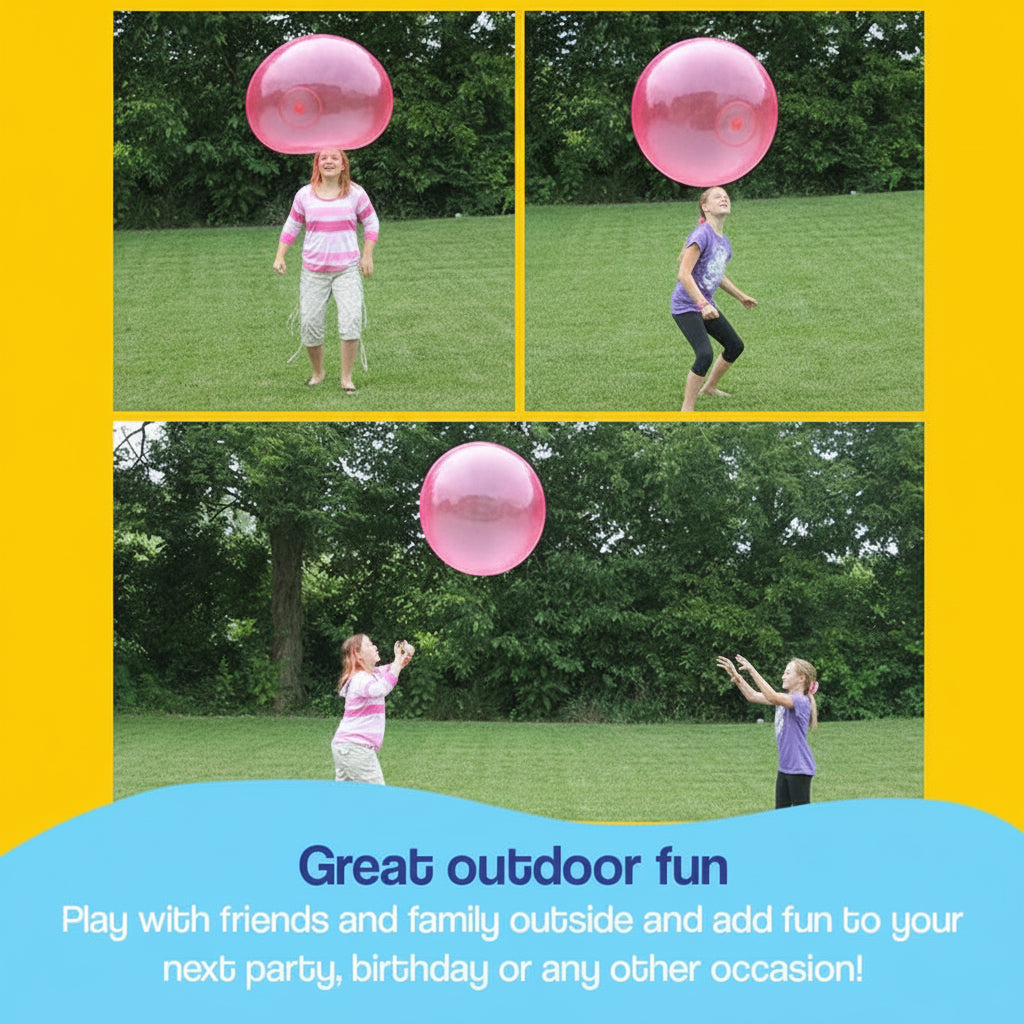 Pelota burbuja inflable gigante de TPR para juego al aire libre