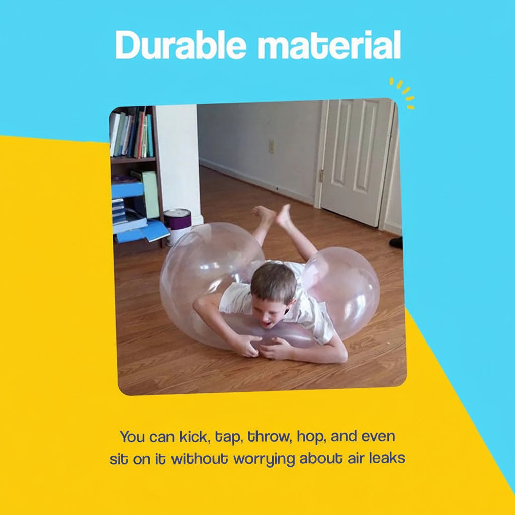Pelota burbuja inflable gigante de TPR para juego al aire libre