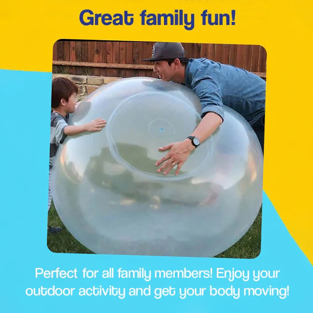 Pelota burbuja inflable gigante de TPR para juego al aire libre