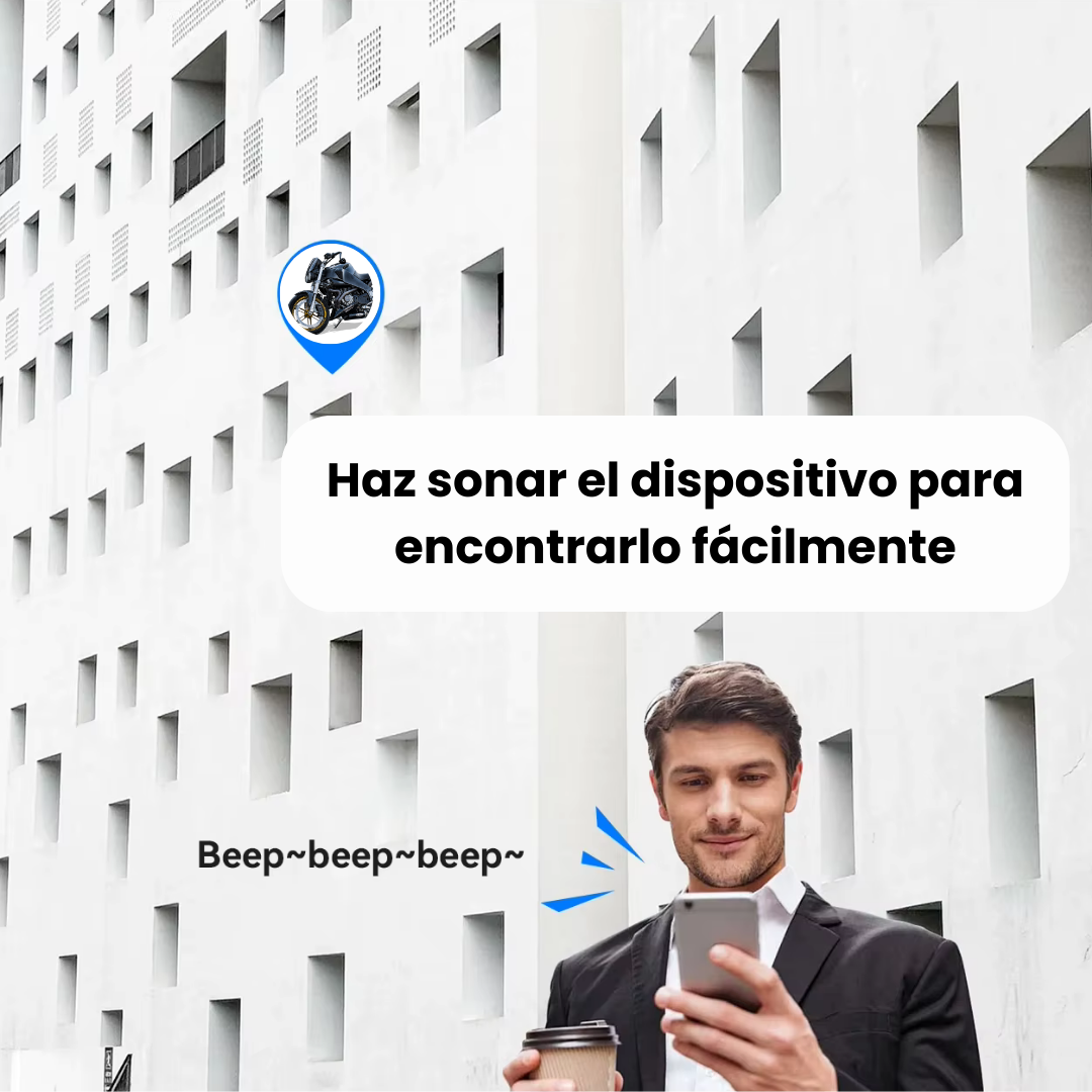 Localizador GPS para Moto en Tiempo Real – Sin Suscripción (Compatible solo con iOS: iPhone, iPad, Mac)
