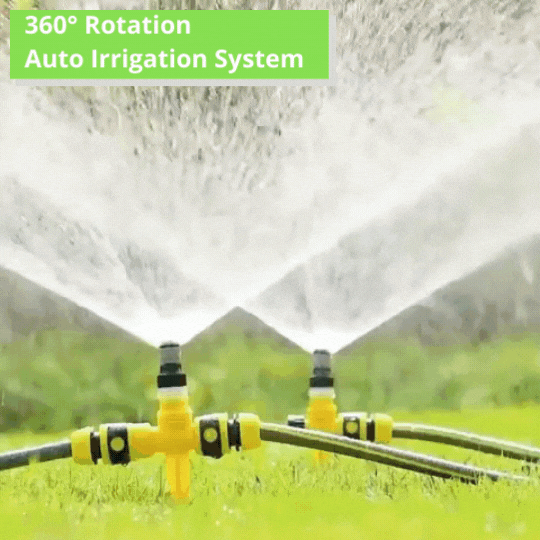 Aspersor de jardín 360° con espiga | Sistema de riego para césped